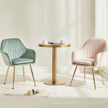 Wholesale Gold Luxury Nordic Cheap Restaurant Dining Chair